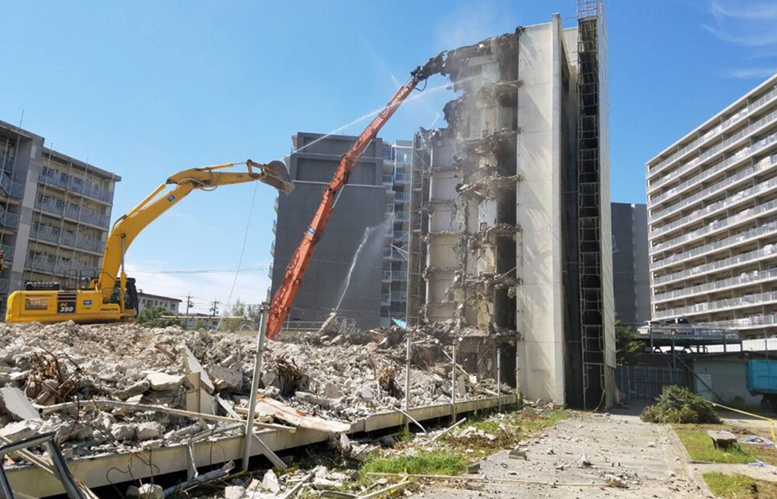 RC造建築物の解体工事