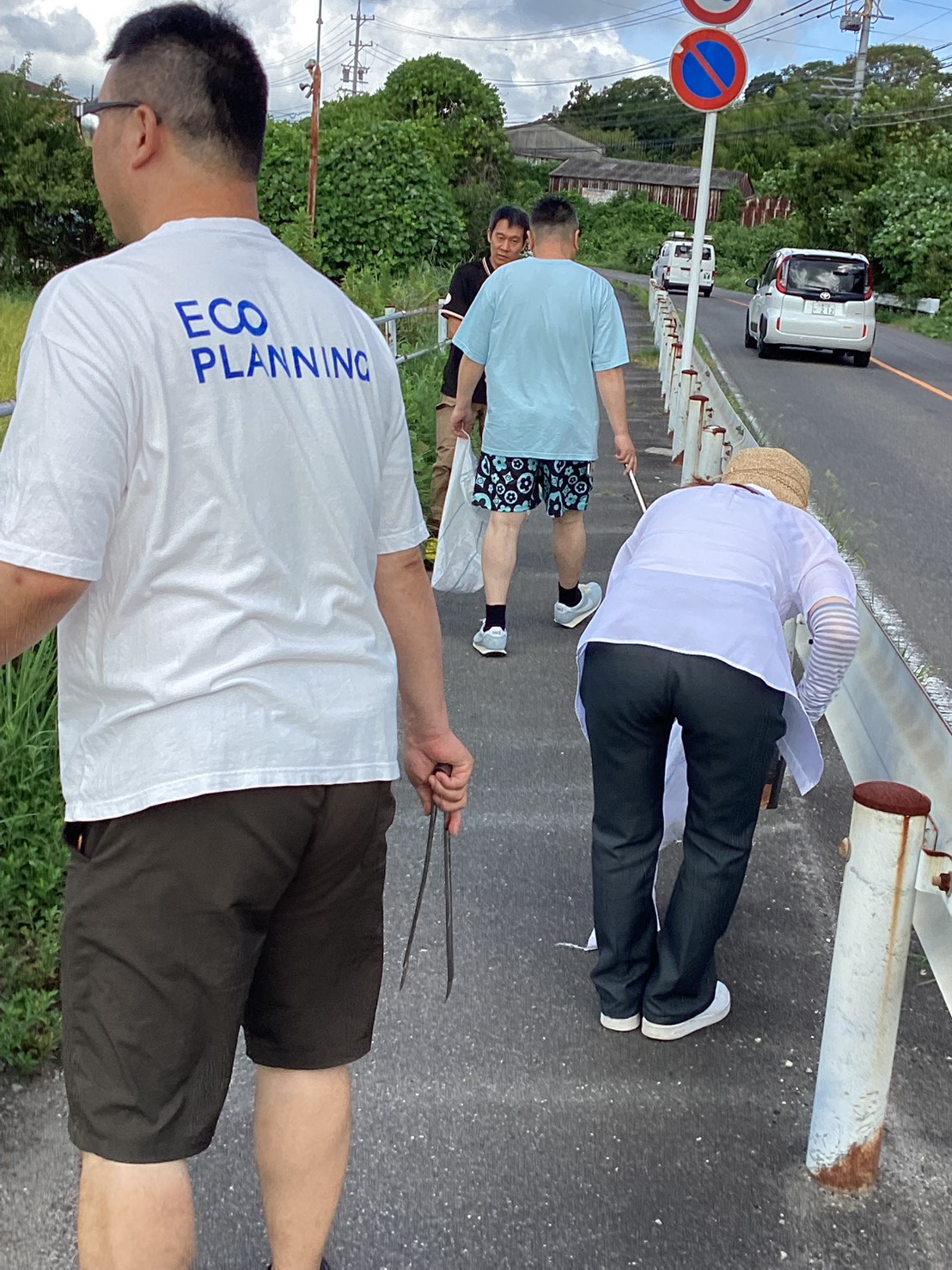 月１清掃ボランティア　真夏も活動してます！